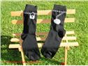 Ponožky pro ženicha - černé