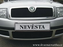 auto SPZ - nevěsta